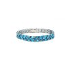 Blue Topaz Bracelet in 925 Sterling Silver | Save 33% - Rajasthan Living 7