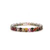 Multi Tourmaline Bracelet in 925 Sterling Silver | Save 33% - Rajasthan Living 7