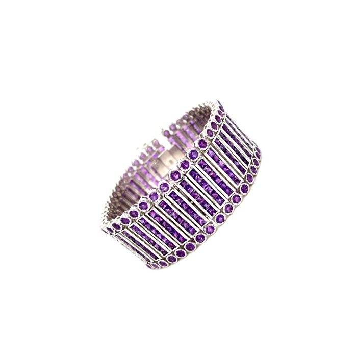 Amethyst Bracelet in 925 Sterling Silver | Save 33% - Rajasthan Living 6