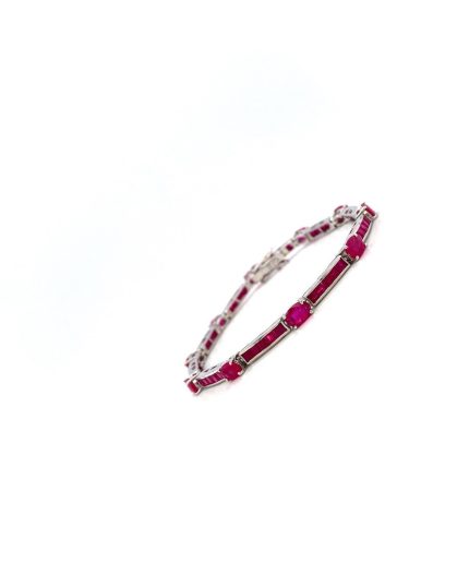 Ruby Bracelet in 925 Sterling Silver | Save 33% - Rajasthan Living 3