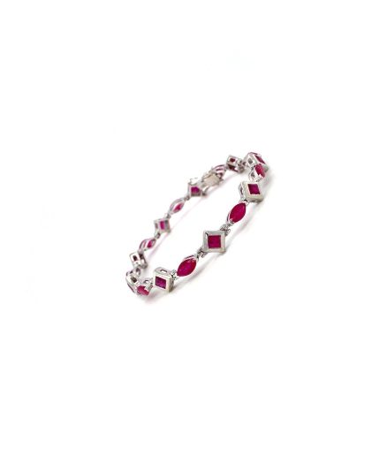 Ruby Bracelet in 925 Sterling Silver | Save 33% - Rajasthan Living 3