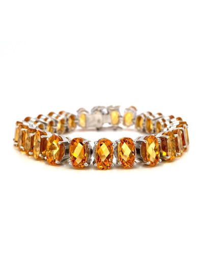 Citrine Bracelet in 925 Sterling Silver | Save 33% - Rajasthan Living 5