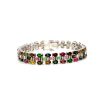 Multi Tourmaline Bracelet in 925 Sterling Silver | Save 33% - Rajasthan Living 7