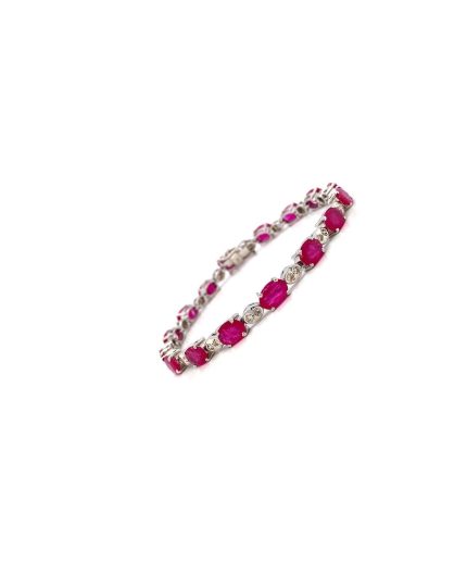 Ruby Bracelet in 925 Sterling Silver | Save 33% - Rajasthan Living 3