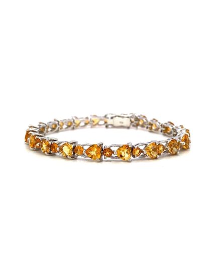 Citrine Bracelet in 925 Sterling Silver | Save 33% - Rajasthan Living 5