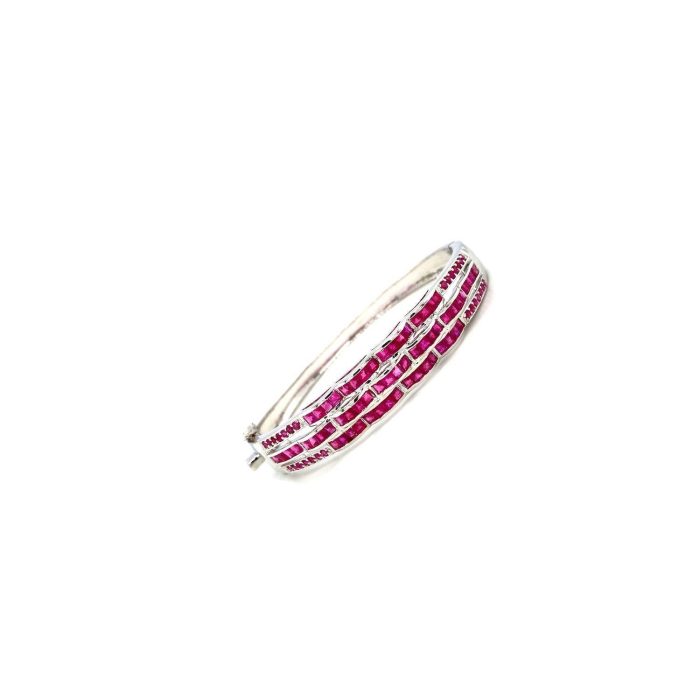 Ruby Bangle in 925 Sterling Silver | Save 33% - Rajasthan Living 6