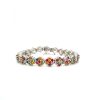 Multi Sapphire Bracelet in 925 Sterling Silver | Save 33% - Rajasthan Living 7