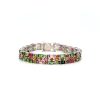 Multi Tourmaline Bracelet in 925 Sterling Silver | Save 33% - Rajasthan Living 7