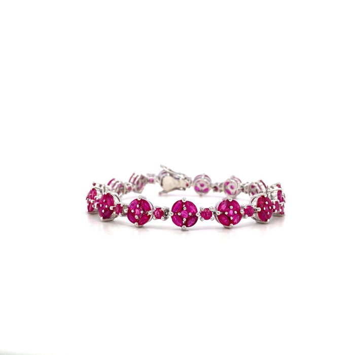 Ruby Bracelet in 925 Sterling Silver | Save 33% - Rajasthan Living 5