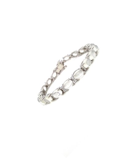 Moonstone Bracelet in 925 Sterling Silver | Save 33% - Rajasthan Living 3