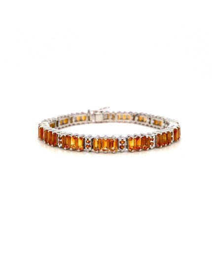 Citrine Bracelet in 925 Sterling Silver | Save 33% - Rajasthan Living 5