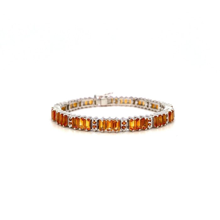 Citrine Bracelet in 925 Sterling Silver | Save 33% - Rajasthan Living 5