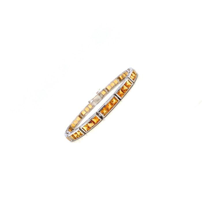 Citrine Bracelet in 925 Sterling Silver | Save 33% - Rajasthan Living 6