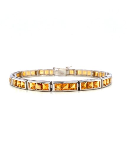 Citrine Bracelet in 925 Sterling Silver | Save 33% - Rajasthan Living