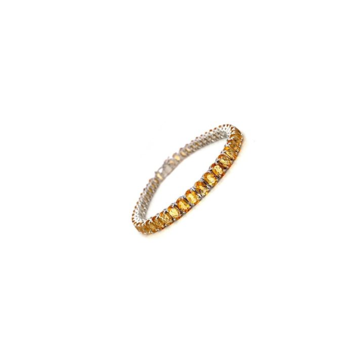 Citrine Bracelet in 925 Sterling Silver | Save 33% - Rajasthan Living 6