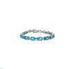 Blue Topaz Bracelet in 925 Sterling Silver | Save 33% - Rajasthan Living 7