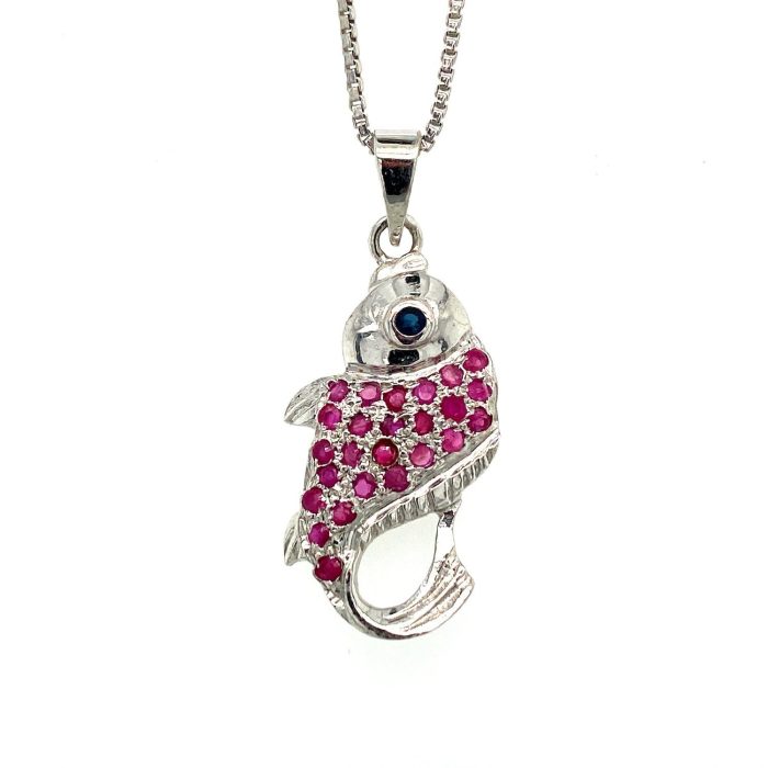 Ruby Pendant in 925 Sterling Silver | Save 33% - Rajasthan Living 5