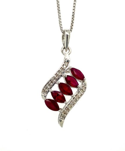 Ruby Pendant in 925 Sterling Silver | Save 33% - Rajasthan Living 5