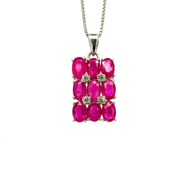 Ruby Pendant in 925 Sterling Silver | Save 33% - Rajasthan Living 5