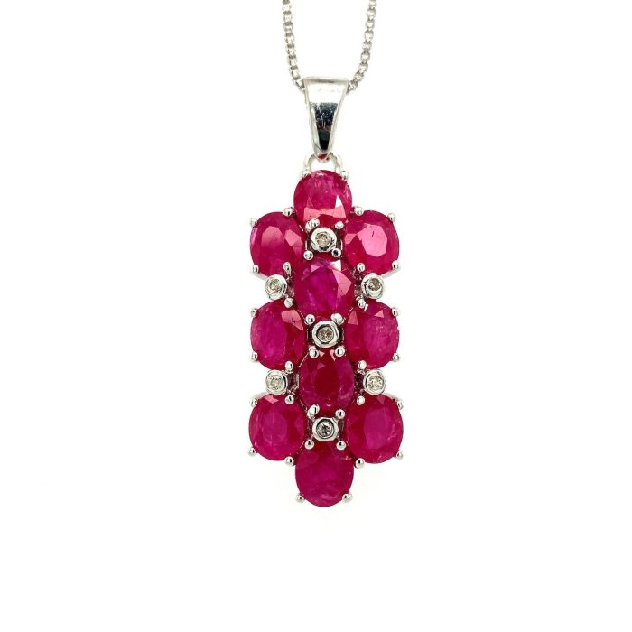 Ruby Pendant in 925 Sterling Silver | Save 33% - Rajasthan Living 5