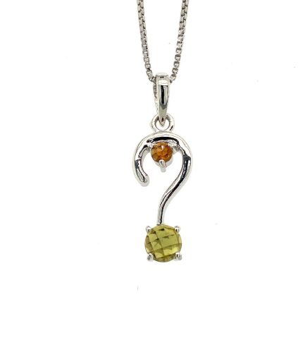 Multi Tourmaline Pendant in 925 Sterling Silver | Save 33% - Rajasthan Living