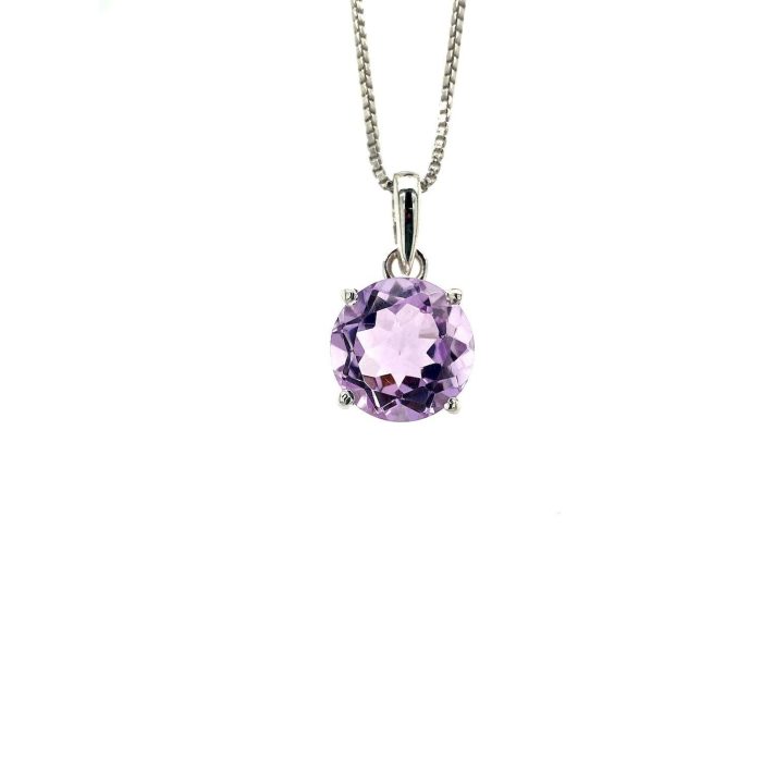 Amethyst Pendant in 925 Sterling Silver | Save 33% - Rajasthan Living 5