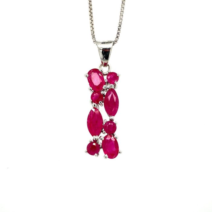 Ruby Pendant in 925 Sterling Silver | Save 33% - Rajasthan Living 5