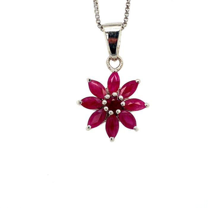 Ruby Pendant in 925 Sterling Silver | Save 33% - Rajasthan Living 5