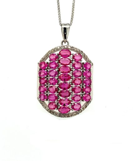 Ruby Pendant in 925 Sterling Silver | Save 33% - Rajasthan Living 5