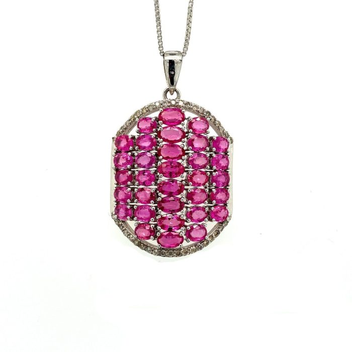 Ruby Pendant in 925 Sterling Silver | Save 33% - Rajasthan Living 5