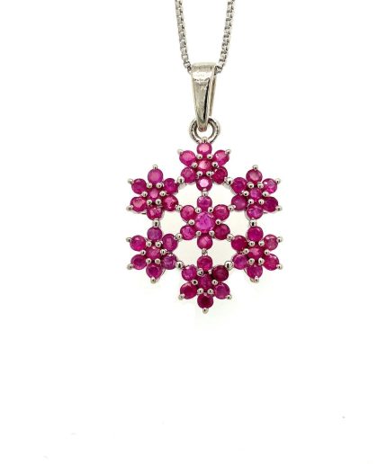 Ruby Pendant in 925 Sterling Silver | Save 33% - Rajasthan Living 5