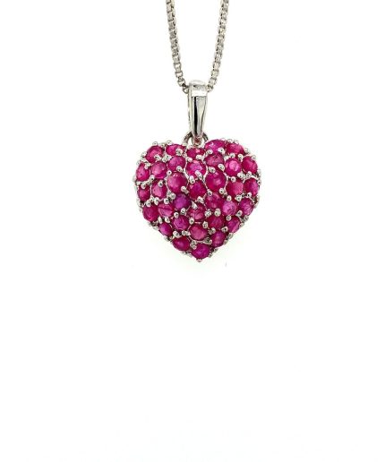 Ruby Pendant in 925 Sterling Silver | Save 33% - Rajasthan Living