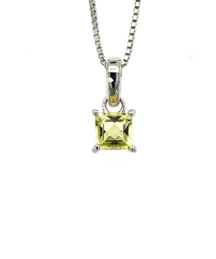 Lemon Topaz Pendant in 925 Sterling Silver | Save 33% - Rajasthan Living 5