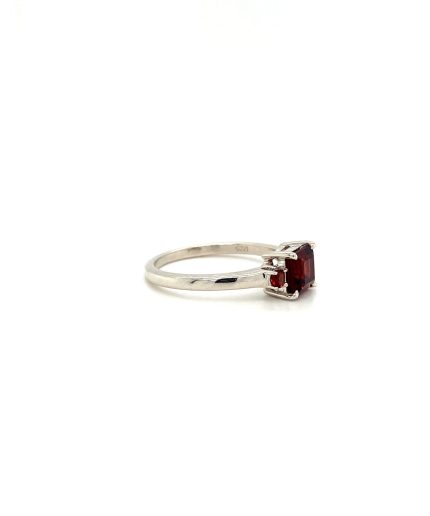 Garnet Ring in 925 Sterling Silver | Save 33% - Rajasthan Living 3