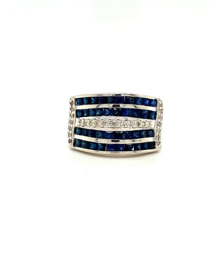 Sapphire Ring in 925 Sterling Silver | Save 33% - Rajasthan Living 5