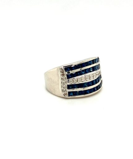 Sapphire Ring in 925 Sterling Silver | Save 33% - Rajasthan Living 7