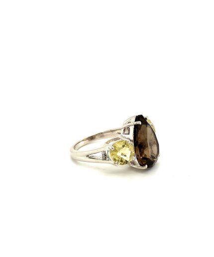 Lemon Topaz Ring in 925 Sterling Silver | Save 33% - Rajasthan Living 3