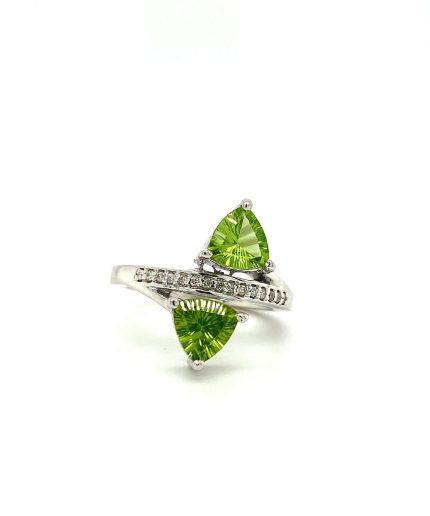 Peridot Ring in 925 Sterling Silver | Save 33% - Rajasthan Living