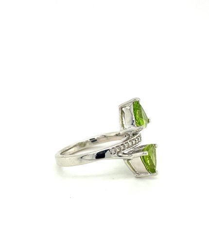 Peridot Ring in 925 Sterling Silver | Save 33% - Rajasthan Living 3