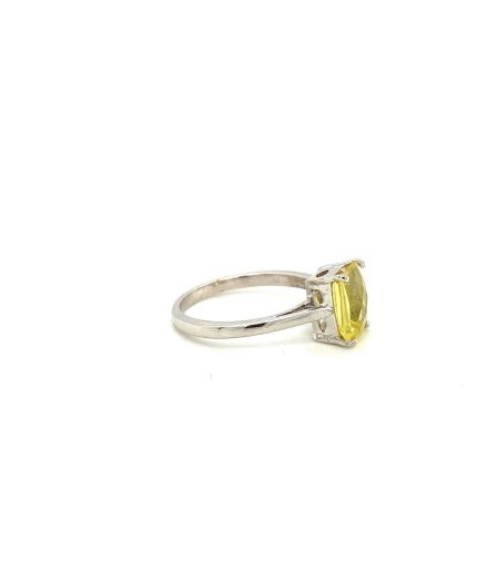 Lemon Topaz Ring in 925 Sterling Silver | Save 33% - Rajasthan Living 3