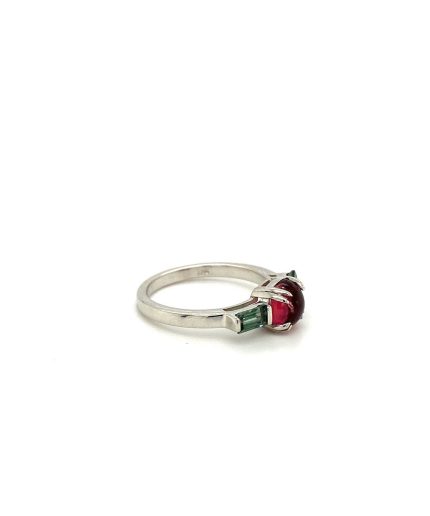 Multi Tourmaline Ring in 925 Sterling Silver | Save 33% - Rajasthan Living 3