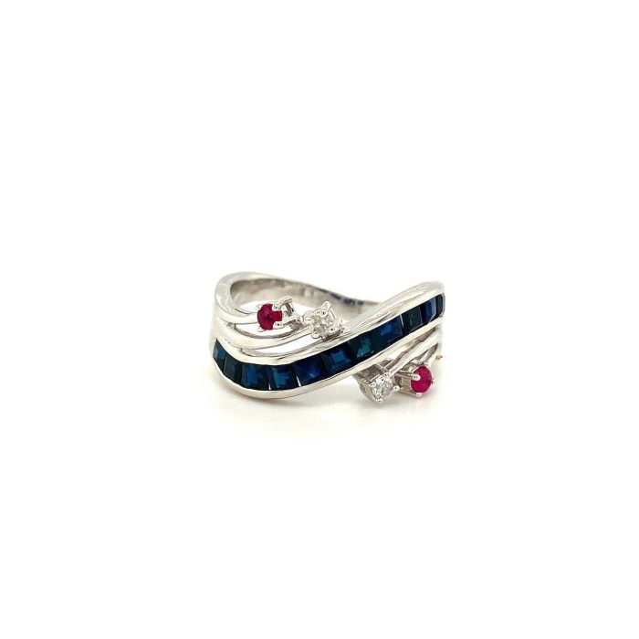 Sapphire Ring in 925 Sterling Silver | Save 33% - Rajasthan Living 5