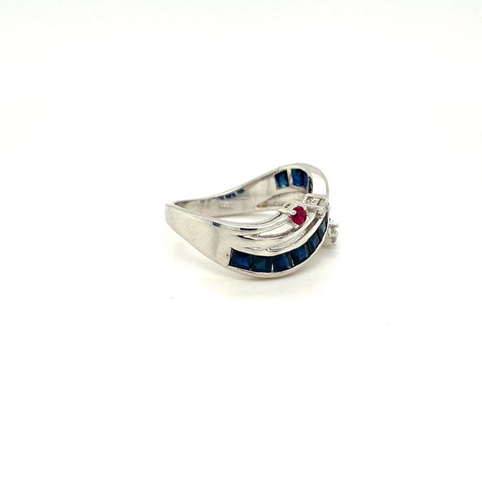 Sapphire Ring in 925 Sterling Silver | Save 33% - Rajasthan Living 6