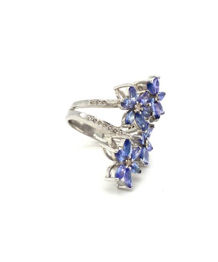 Tanzanite Ring in 925 Sterling Silver | Save 33% - Rajasthan Living 3