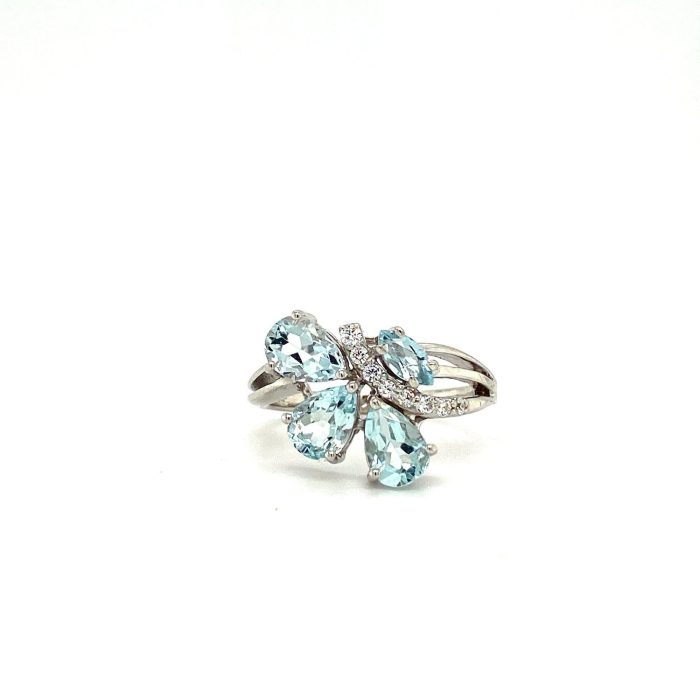 Aquamarine Ring in 925 Sterling Silver | Save 33% - Rajasthan Living 5