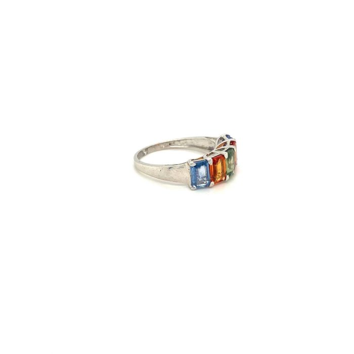 Multi Sapphire Ring in 925 Sterling Silver | Save 33% - Rajasthan Living 6