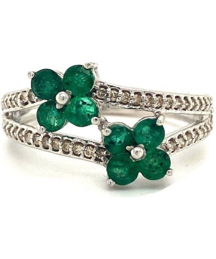 Emerald Ring in 925 Sterling Silver | Save 33% - Rajasthan Living