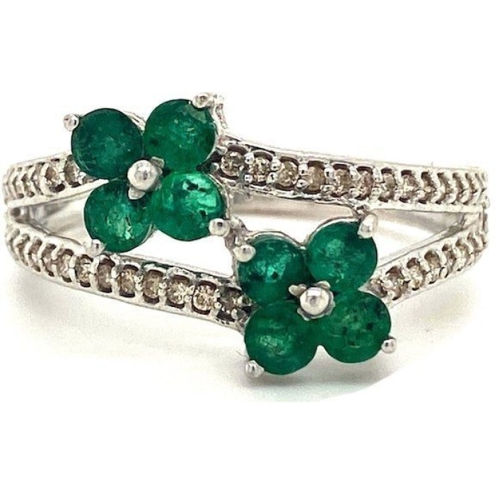 Emerald Ring in 925 Sterling Silver | Save 33% - Rajasthan Living 5