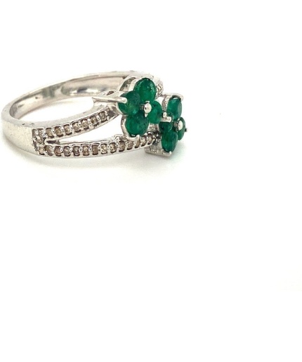 Emerald Ring in 925 Sterling Silver | Save 33% - Rajasthan Living 3