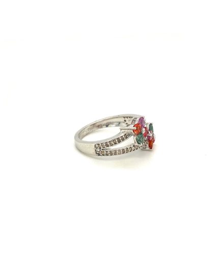 Multi Sapphire Ring in 925 Sterling Silver | Save 33% - Rajasthan Living 3